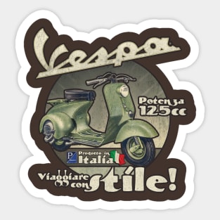 Travel in Style Sticker